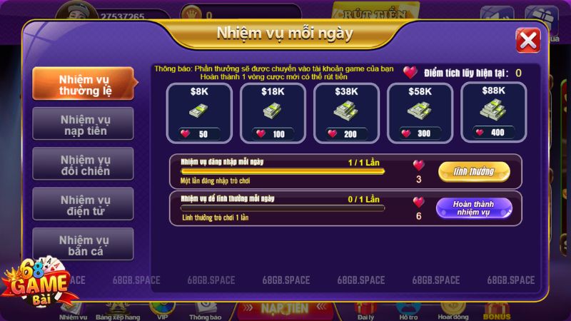 Review sảnh Casino Live tại 68 Game Bài: Chân thực như sòng bài Vegas 2 Đăng kỳ 68 game bài