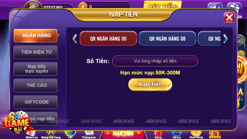 Review sảnh Casino Live tại 68 Game Bài: Chân thực như sòng bài Vegas 3 Hướng dẫn rút tiền 68 game bài